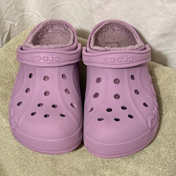 GUC Adult Crocs Classic Lined Clog Men Sz 8 Womens Sz 10   Lavender - Picture 1 of 7